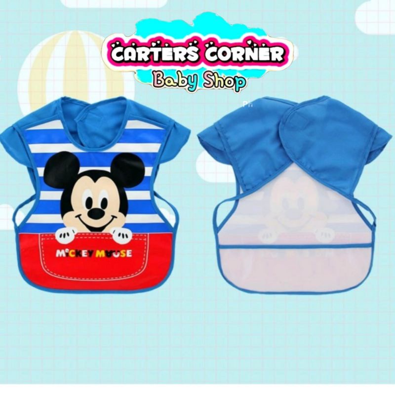 SLABBER EVA BIB KANTUNG CELEMEK MAKAN BAYI BABY BIB SLABER PLASTIK WATERPROOF ALAS TATAK MAKAN BAYI TATAK ILER PLASTIK APRON ILER TATAK MAKAN TAHAN AIR BABY BIB SLABER