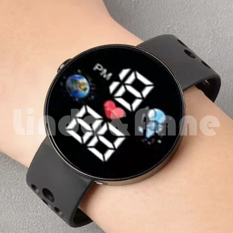 Jam Tangan Digital Led Basic Untuk Pria Dan Wanita Korean Digital Watch Import