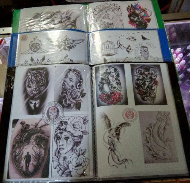 Majalah Sketsa Gambar Tattoo Shopee Indonesia