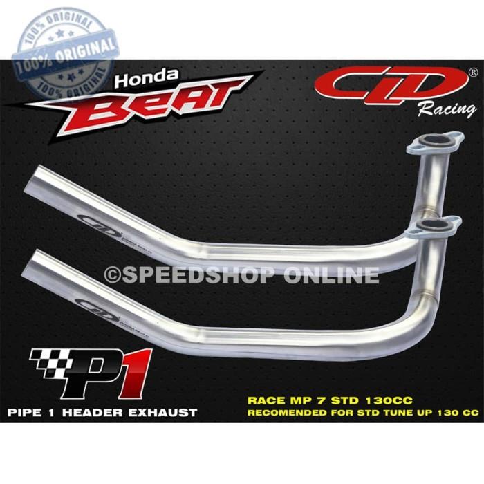 Leher Pipa Header Knalpot P1 Honda Beat Karbu Beat Fi New 130Cc Cld