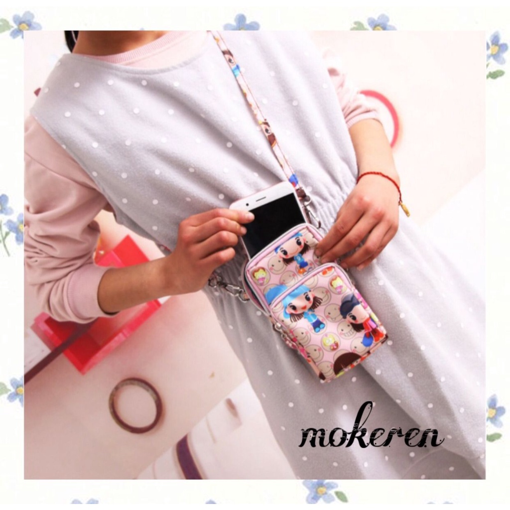 Tas Hp Anak Perempuan Cewek Import 131 Terbaru Tas Selempang HP Kecil Waterproof Murah kekinian