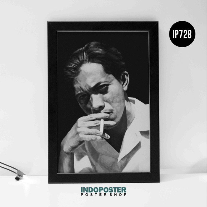 Poster Retro Vintage Chairil Anwar