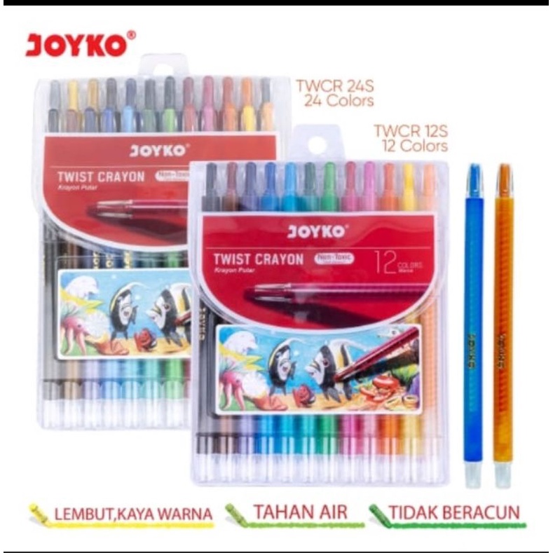 

CRAYON TITI JOYKO / Krayon TITI PUITAR 12 Twist Crayons