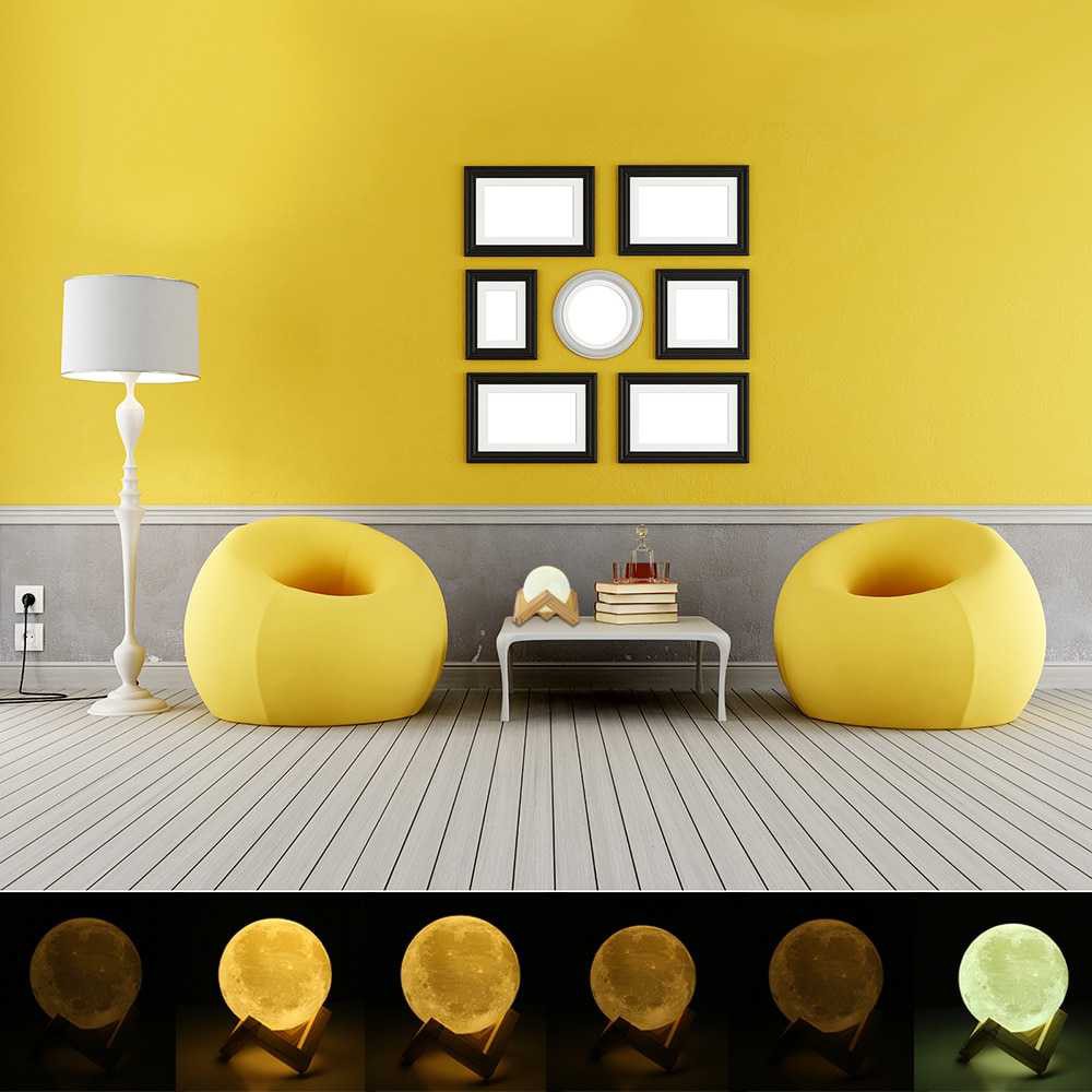 Dekorasi Kamar Tidur Lampu Tidur 3D Lampu Hias Kamar Unik