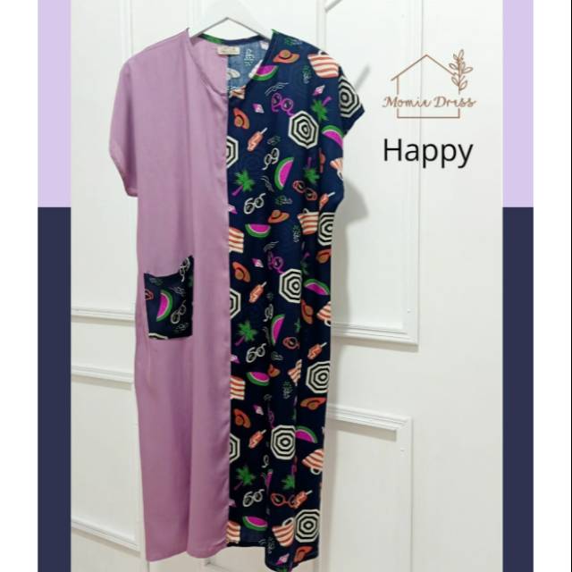 Mima Freshy by momie dress/mima kombinasi/homedress kekinian/homedress busui
