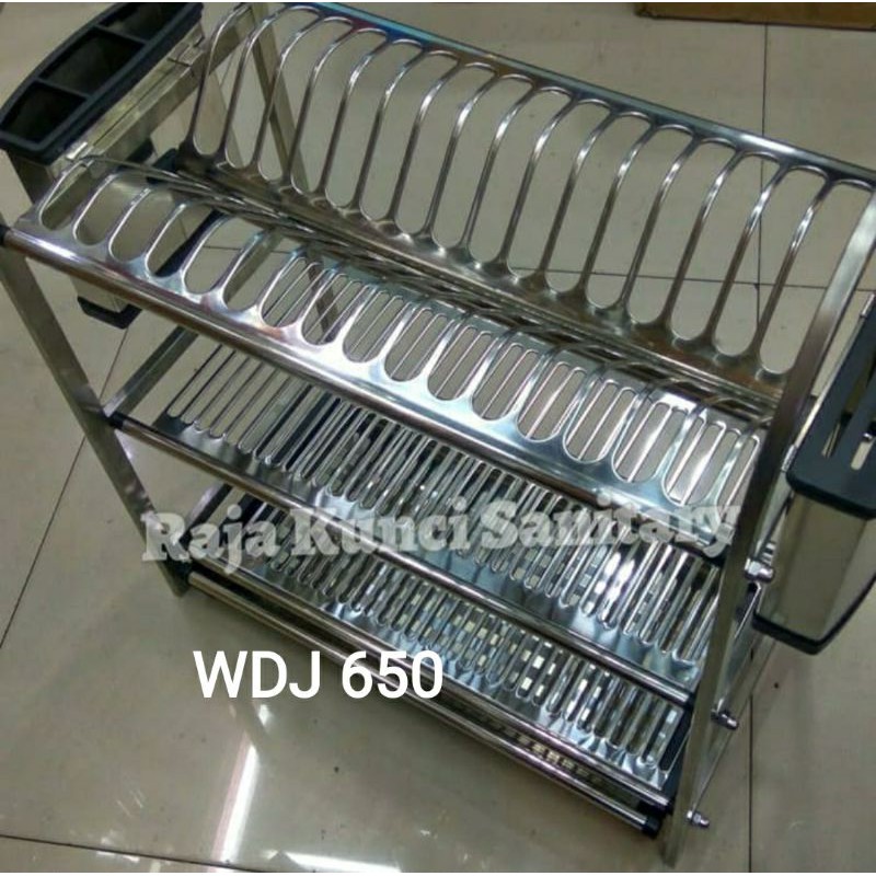 Rak Piring Knockers WDJ 650/660/670/680 Stainless SUS 304/Rak Piring Kombinasi Stainless Steel