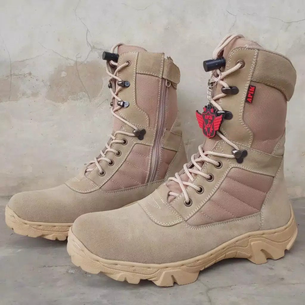 SEPATU PDL DELTA GURUN MERK APIK KULIT SAPI ASLI SEPATU PDL TNI POLRI SECURITY SATPOL PP DINAS PNS