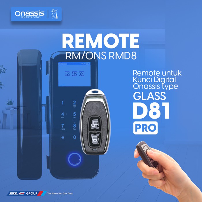 RRON Remote untuk Kunci Digital Onassis Type Glass D81 PRO
