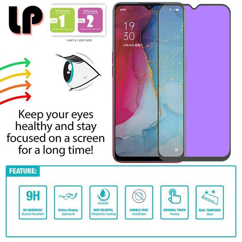 OPPO RENO 3 / RENO 3 PRO TEMPERED GLASS BLUE LIGHT, ANTI GORES KACA ANTI RADIASI