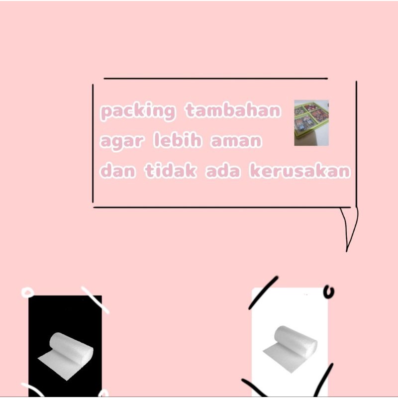 

extra buble wrap [packing tambahan buble warp]