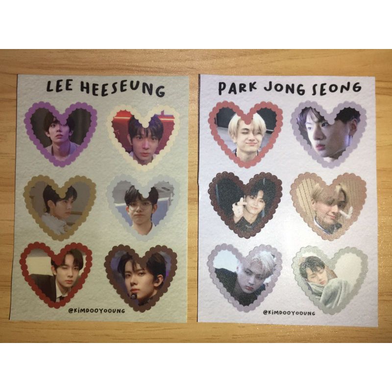 

[READY] STICKER ENHYPEN HEESEUNG JAY LOVE KPOP MERCH KISSCUT