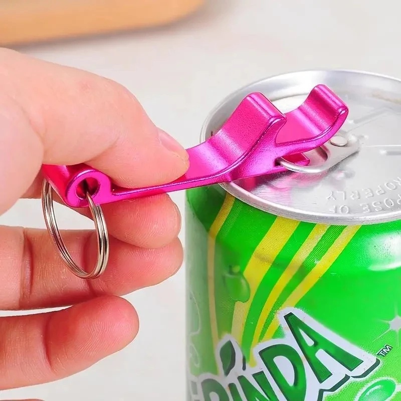 Portable Beer Opener Keychain / Mini Pocket Beverage Beer Bottle Opener