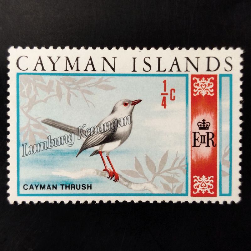 

Perangko Cayman island 1/4c 1970