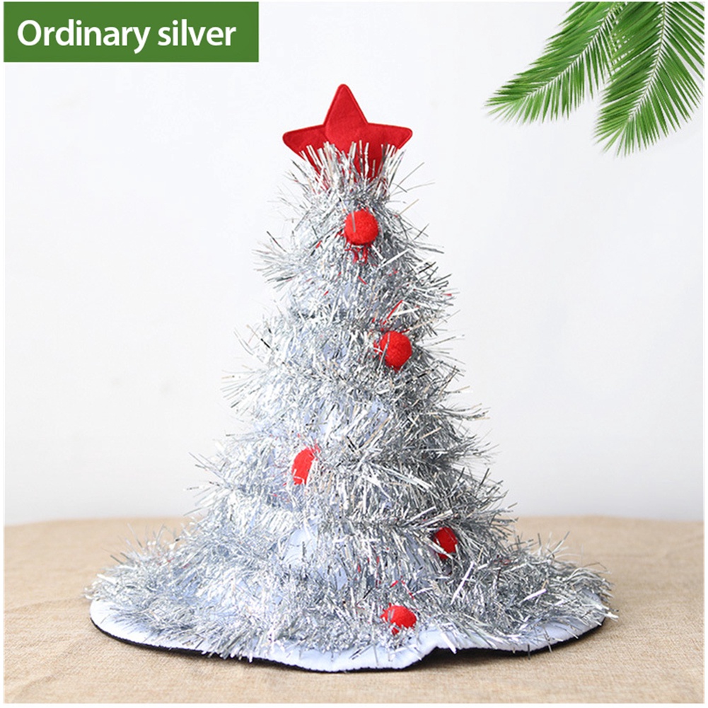 Glittering Christmas Hats Christmas Adult Children Glowing Christmas Hats Dense Velvet Plush Funny Party Hats OW
