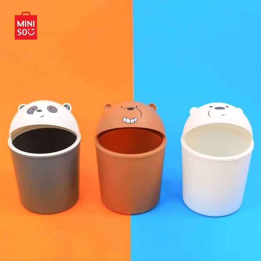 Miniso Tempat Sampah Lucu