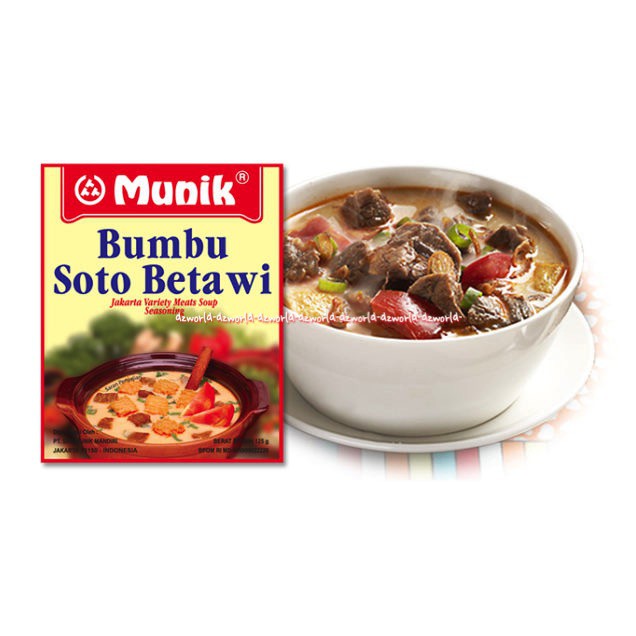 Munik Bumbu Soto Betawi Jakarta Variety Meats Soup Seasoning 125gr