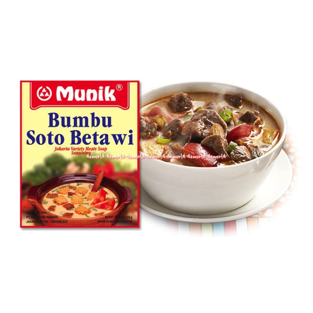 Munik Bumbu Soto Betawi Jakarta Variety Meats Soup Seasoning 125gr