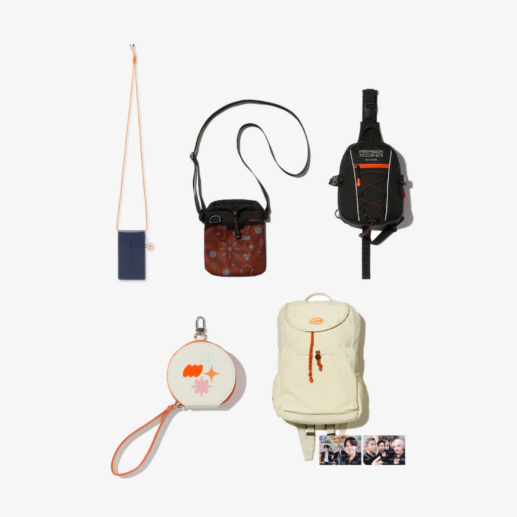 [PO] BTS: Permission to Dance (PTD) Merch (MD) - Necklace Card Wallet/Mini Cross Bag/Sling Bag/Coin 