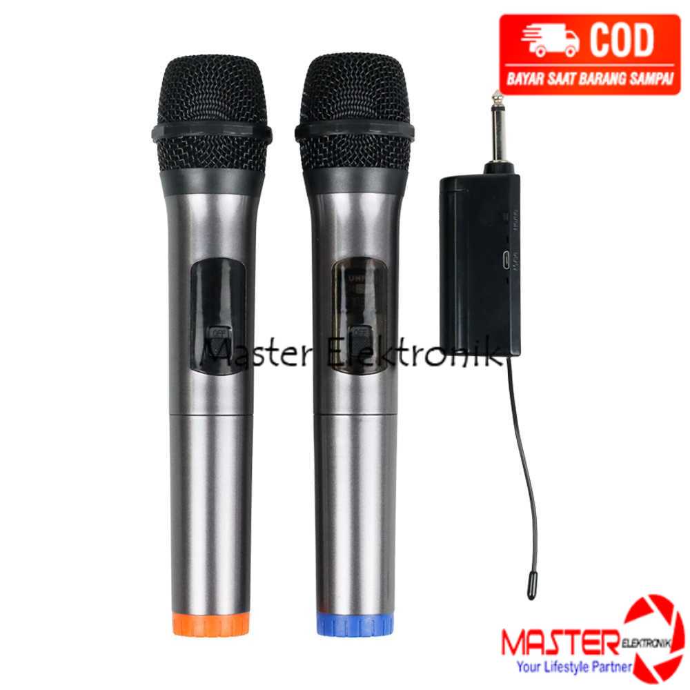 Muslady Mikrofon Karaoke Wireless Handheld Dynamic Portable - MC-1200