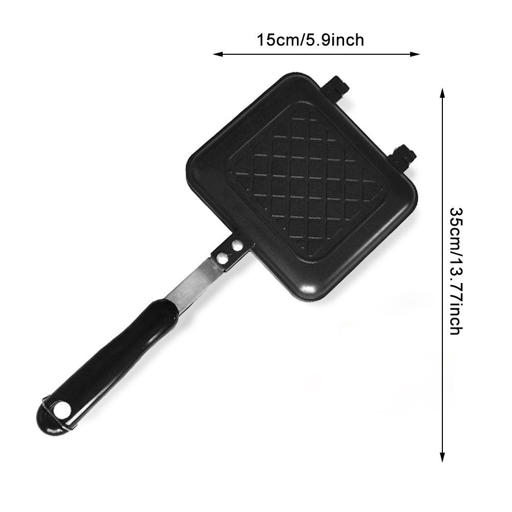 Solighter Sandwich Maker Peralatan Masak Alat Waffle Pancake Baking Aksesoris Panggangan Lipat