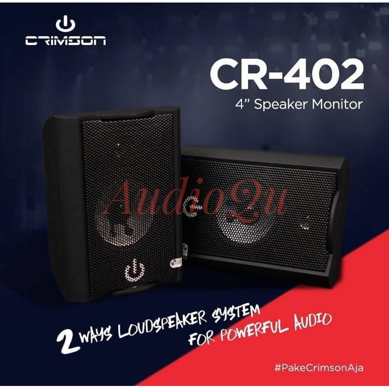 Speaker Pasif Crimson CR 402 / CR402 / CR-402 4inch 2pcs
