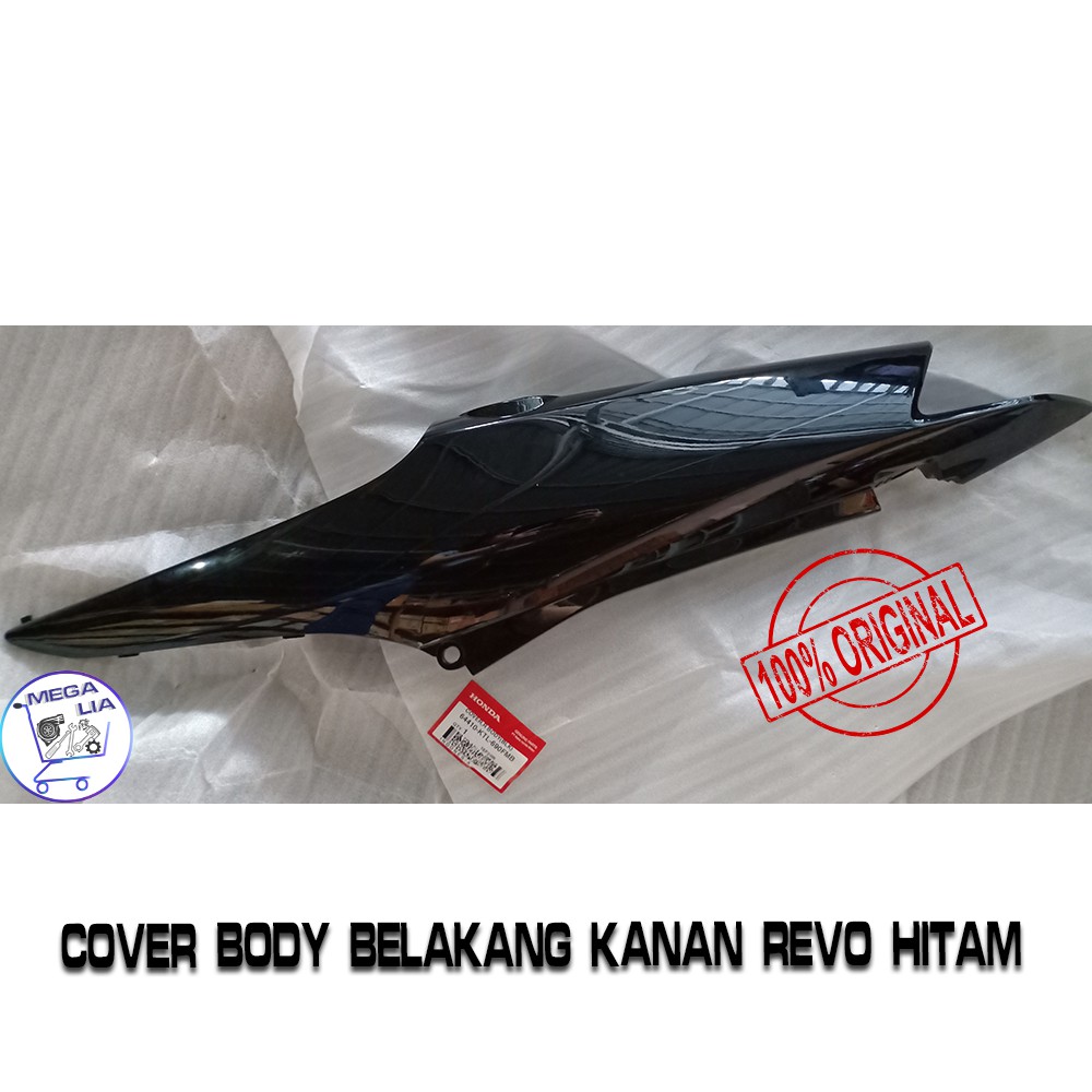 Cover Body Belakang Kanan Revo Hitam 100% ORI HONDA. 64410-KTL-690FMB