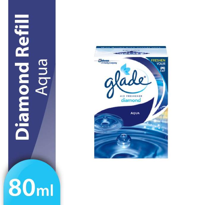GLADE DIAMOND AQUA REFILL 80ML MURAH