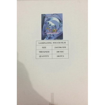 

Laminating Film merk Toho Ukuran A4