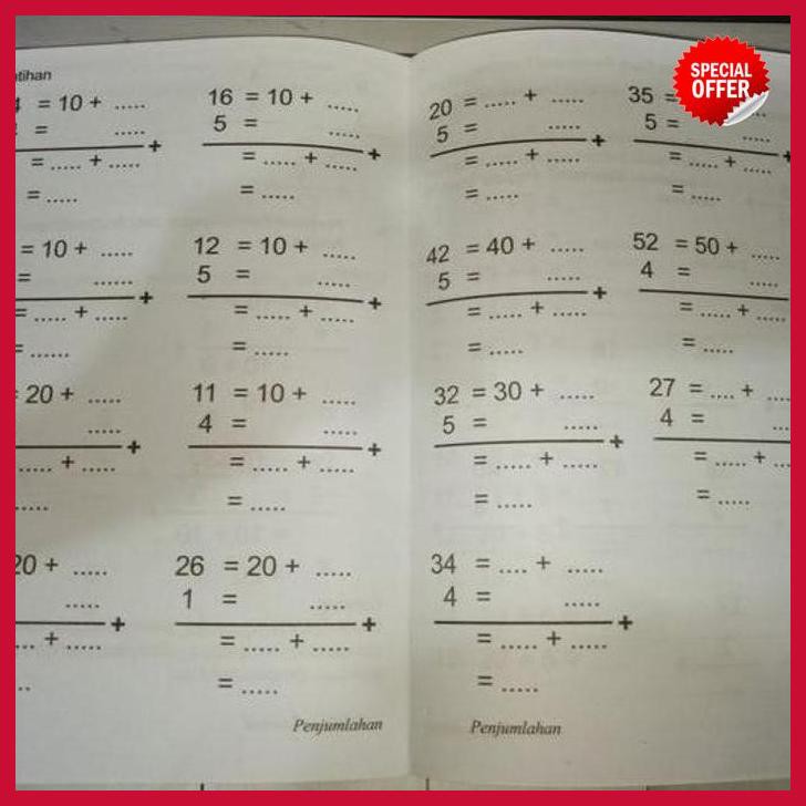 Jual Buku Anak Sd Kelas 1 Belajar Matematika Penjumlahan Tambah Tambahan Promo Indonesia Shopee Indonesia