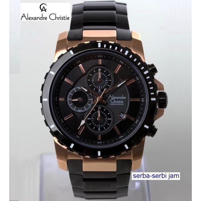 Jam tangan pria original - Alexander Cristie 6141 AC 6141