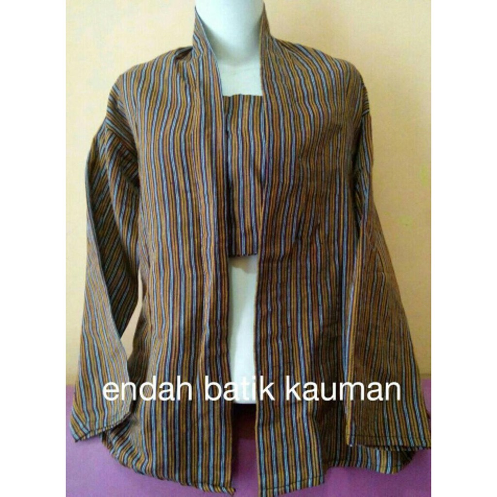 Jual Baju Surjan   Lurik   Jawa Wanita Jumbo HB008
