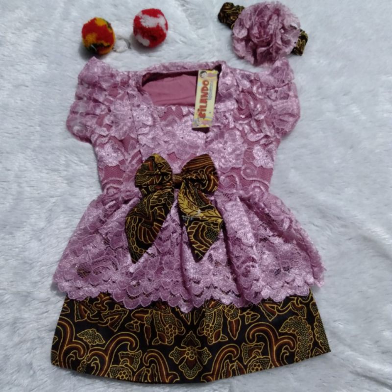 KEBAYA NEWBORN / KEBAYA ANAK MODERN / KEBAYA BROKAT