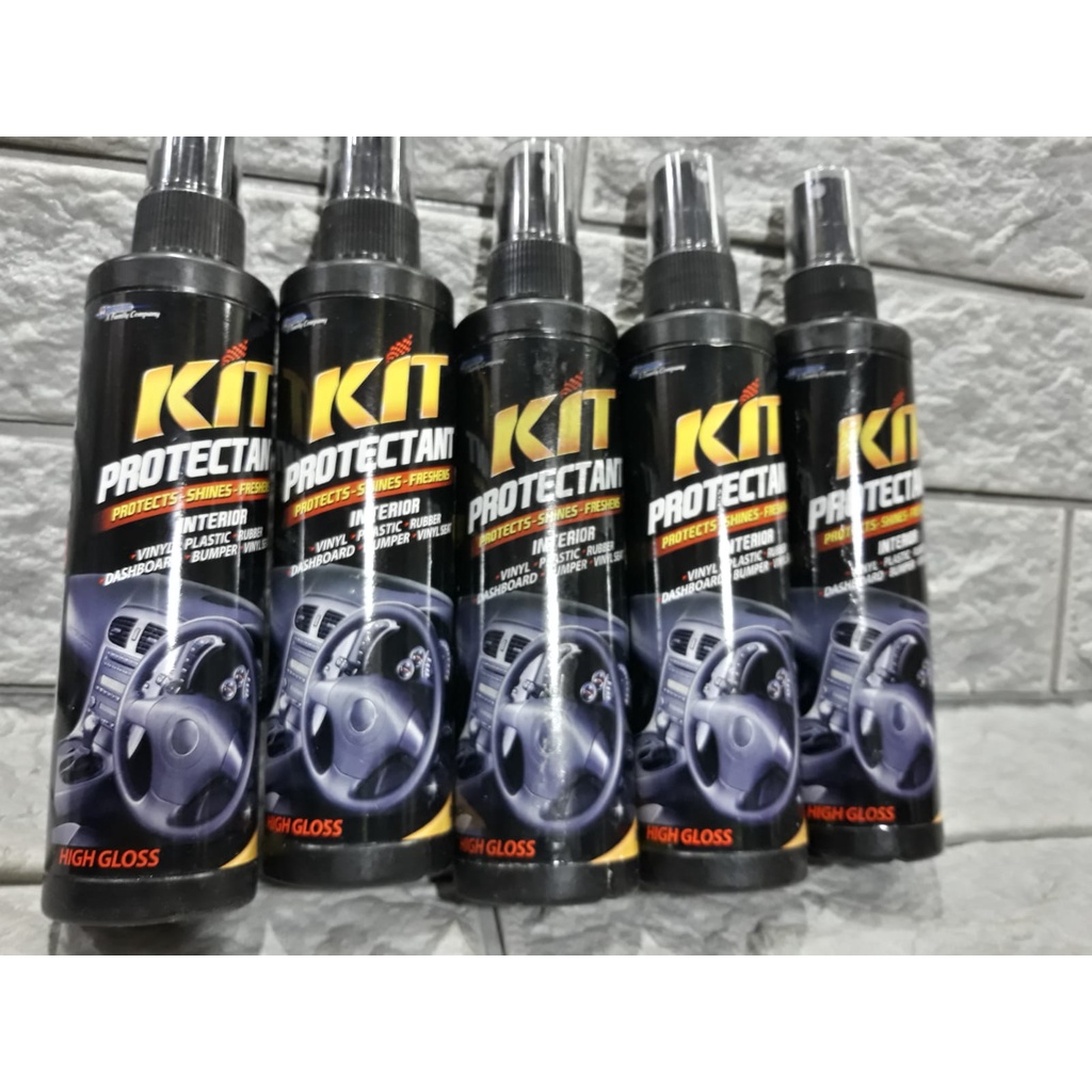 Kit Penghitam Body/Dashboard motor dan mobil Permanen KIT 175 ml Protectant original