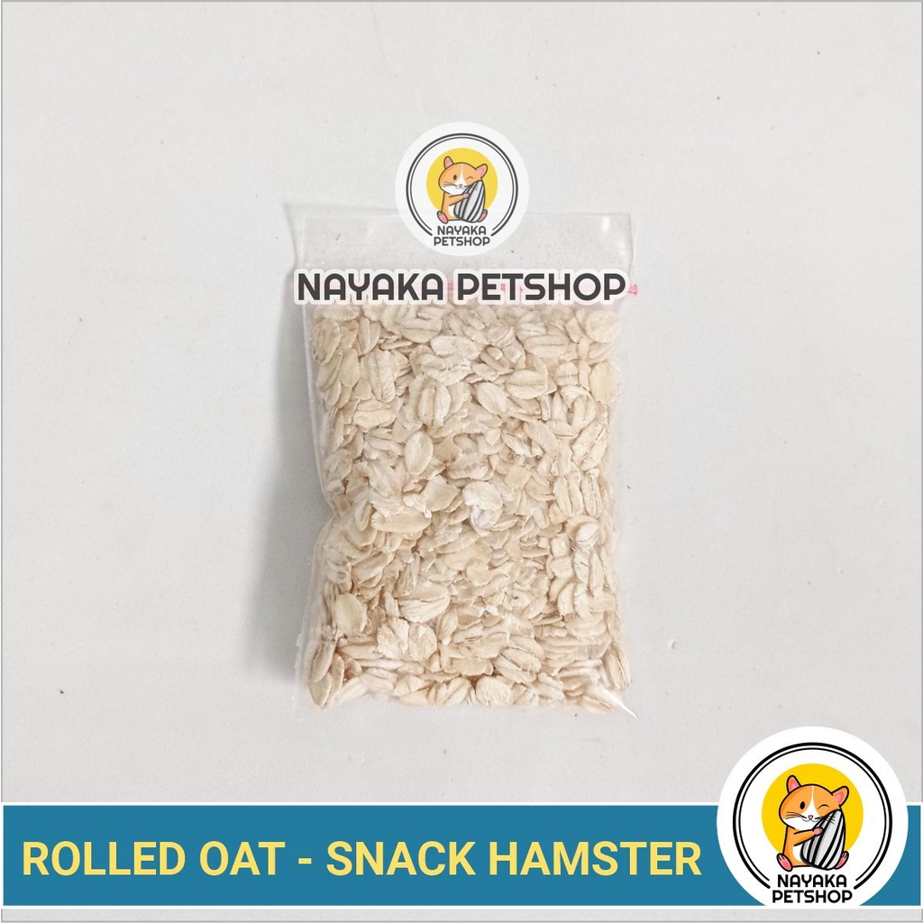 Snack Hamster Gandum Rolled Oat Cemilan Makanan Extra Food Pakan