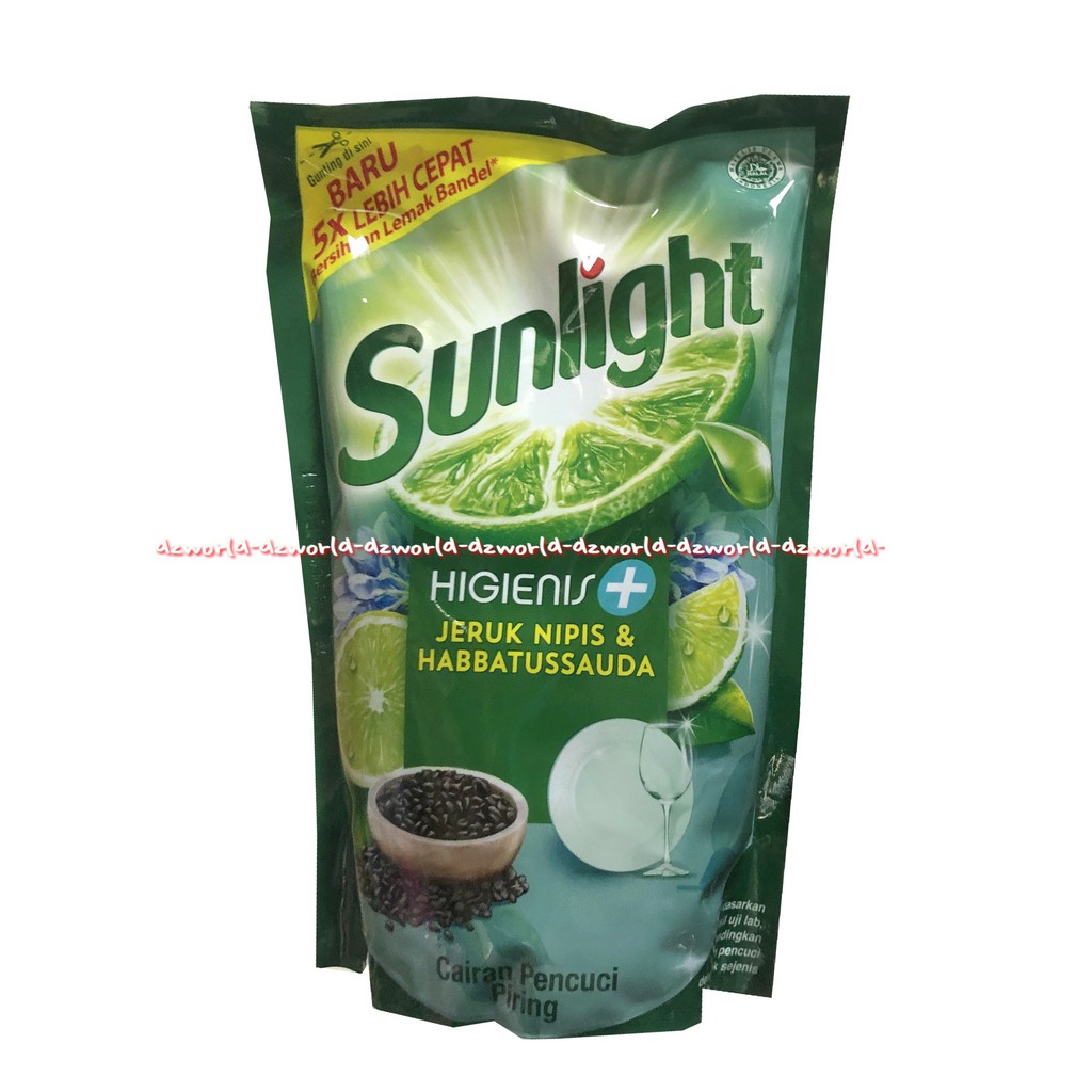 Sunlight Extra Higienis 650ml Jeruk Nipis Habbatussauda Sanlight Sabun Cuci Piring Wangi Sabun Nipis Habbatssada 650 ml