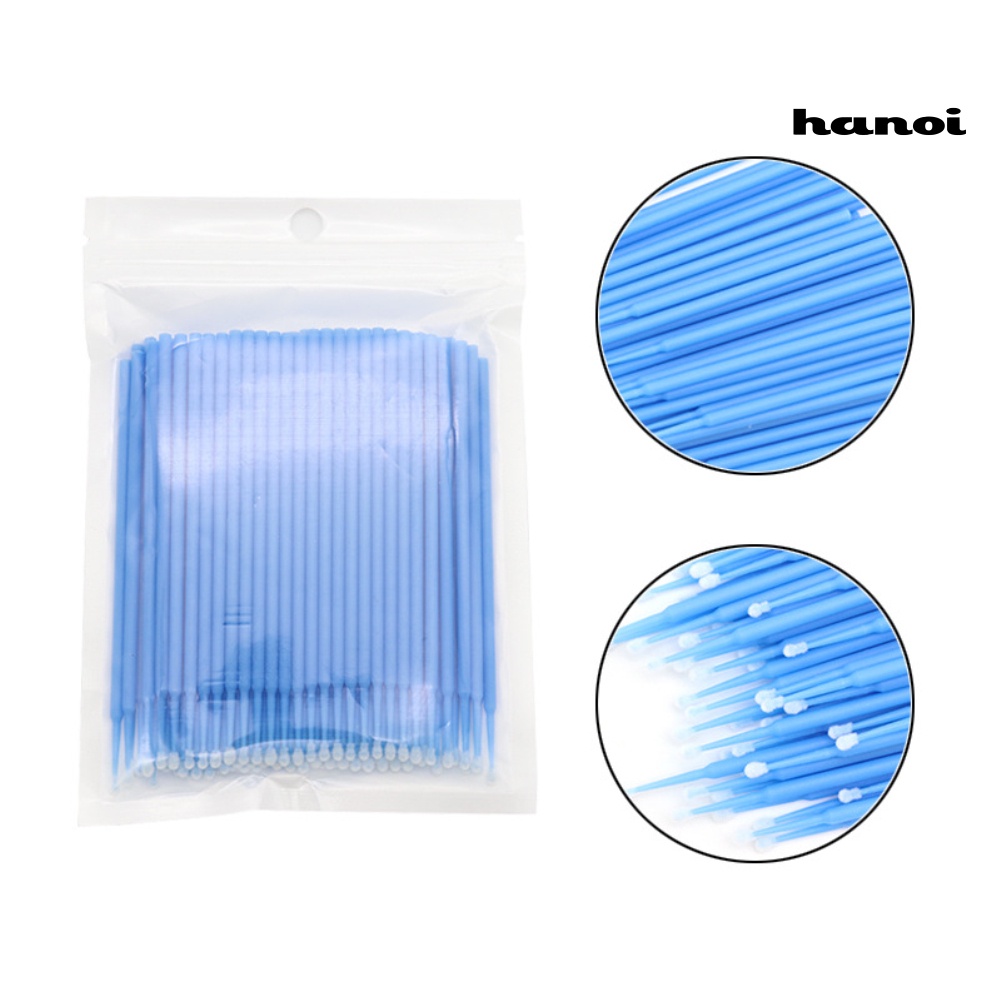 HQTM_Disposable Makeup Brushes Swab Microbrushes Eyelash Extension Lint Free Tool