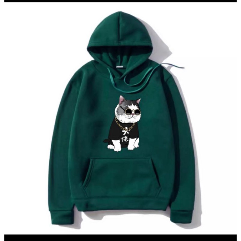 COD/DS/SWEATER HOODIE KUCING CAT size (M-L-XL)