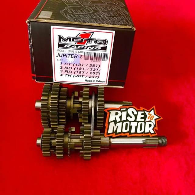 Gear Ratio Moto 1 Jupiter Z GTR MP3 MP6 13 35