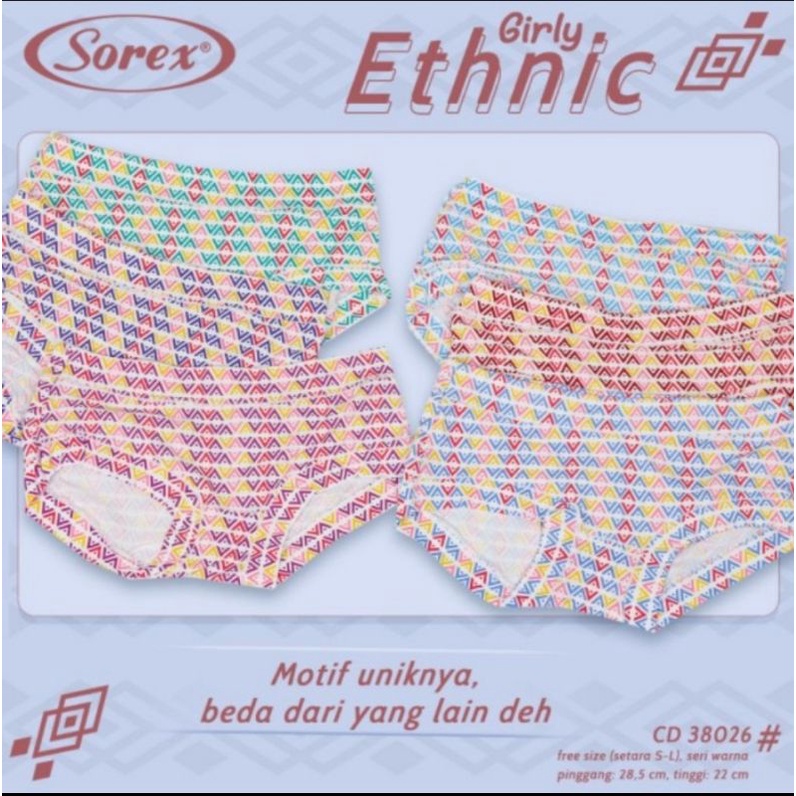 Celana dalam wanita Sorex 38026