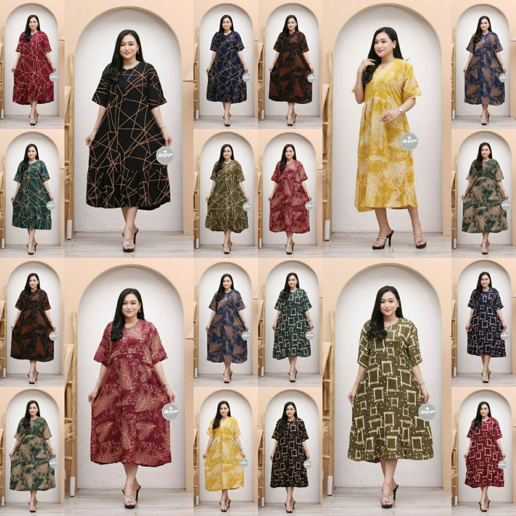 Daster Wanita Rayon Grade A Busui Resleting Depan Baju Tidur Daster Kekinian