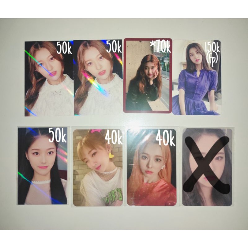 pc photocard loona choerry hyunjin vivi yeojin 12:00 mmt hash # solo wd withdrama holo message card 