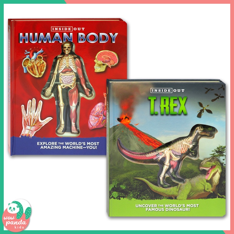 Inside Out Human Body & T-REX Board Book (WP)