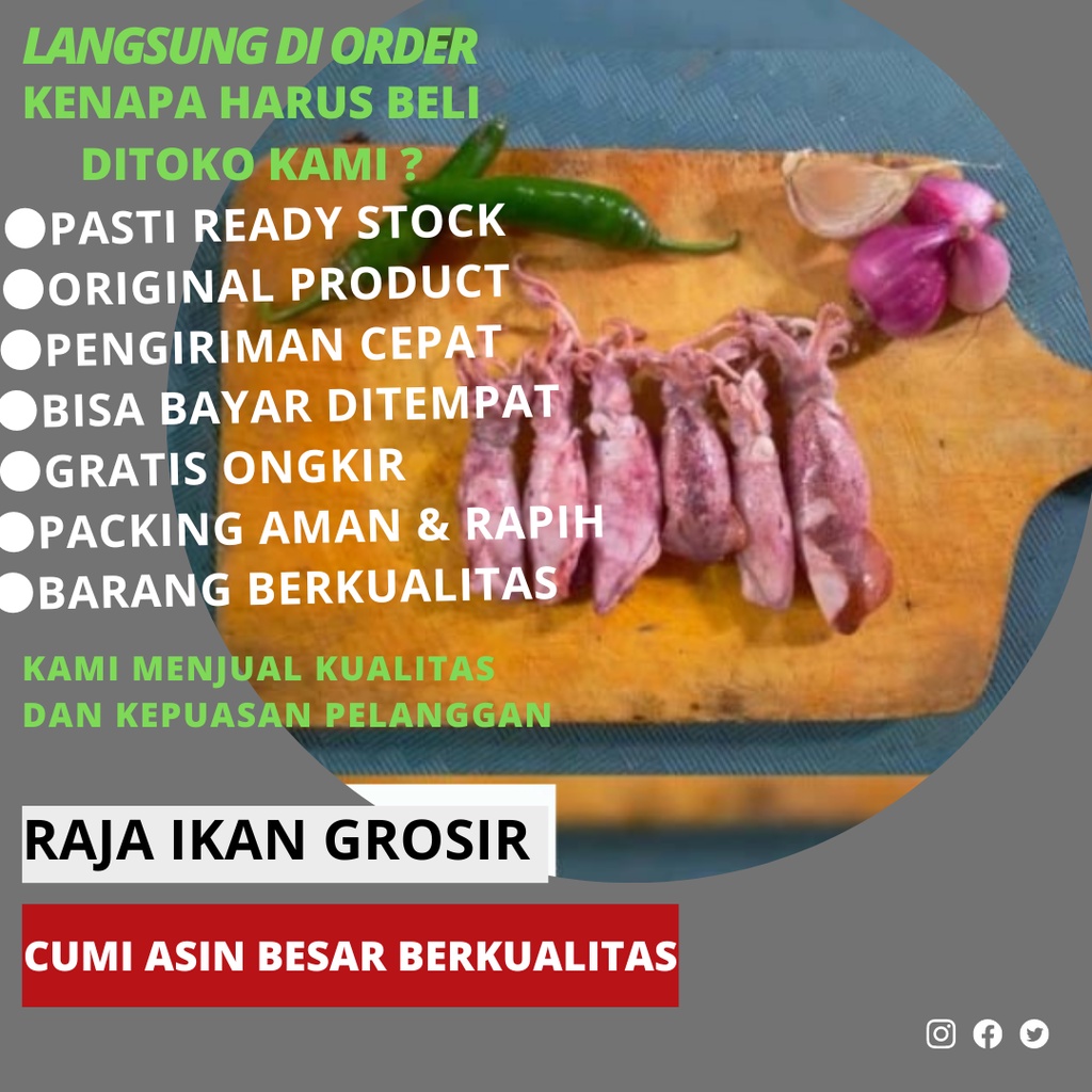 

CUMI ASIN MURAH KERING BAGUS 100 gram