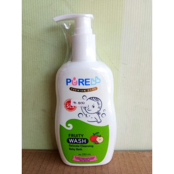 PURE BABY WASH FRUITY, FRESHY 230ML