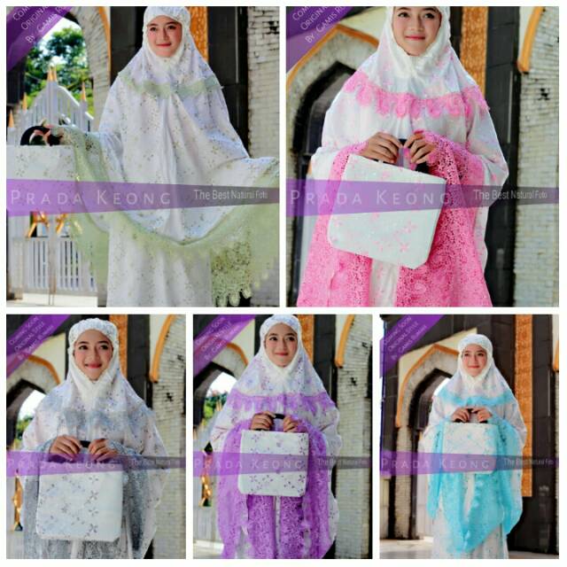 Mukena Prada Renda Kalung