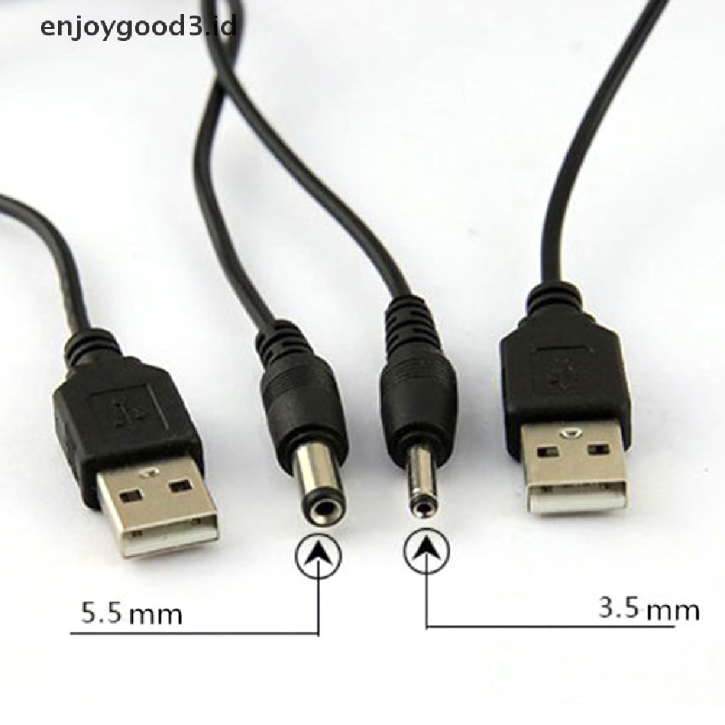 Kabel Power Usb Port Ke 2.5 3.5 4.0 5.5mm 5v Dc