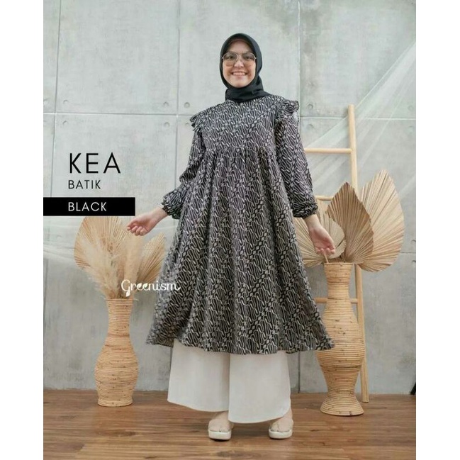 Atasan Tunik Kea Batik Grennism Ori
