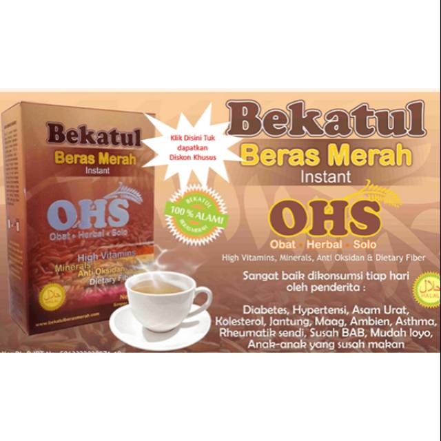 

MINUMAN BEKATUL BERAS MERAH