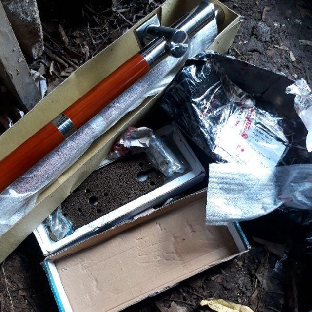 Gagang Pintu Rumah 60 Cm Dan 1 Set Body Kunci Tarikan Pintu Stainless Handle Minimalis