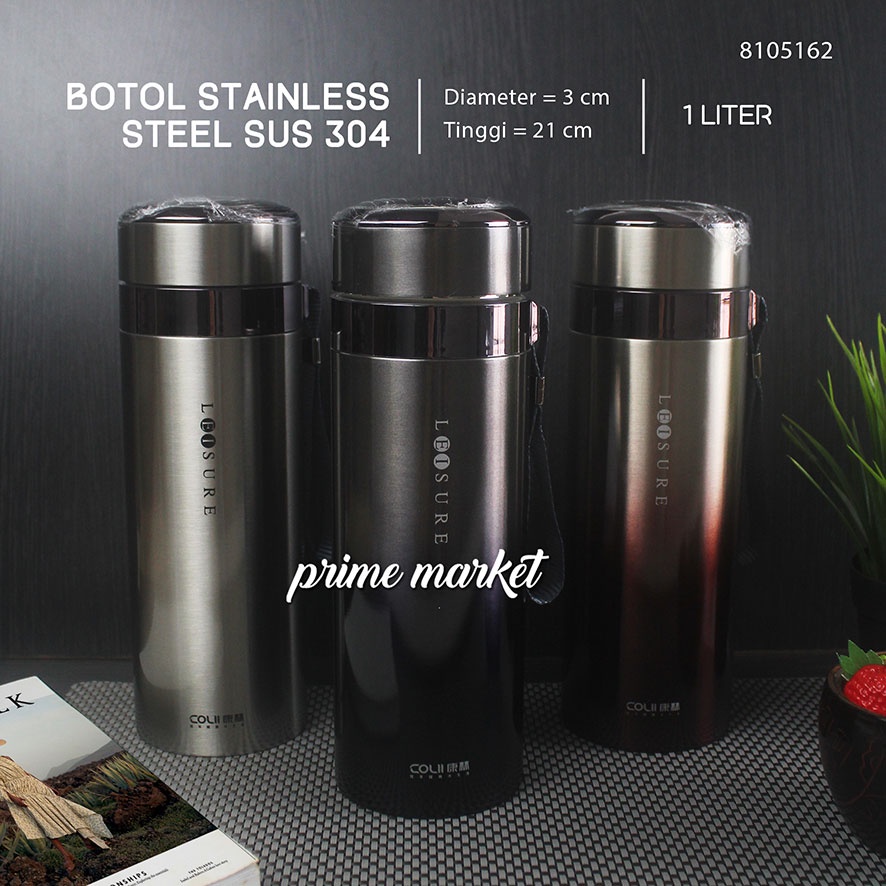 Termos Air Panas 1 Liter Stainless Thermos Air Panas Tremos Air Panas Dingin (8105162)